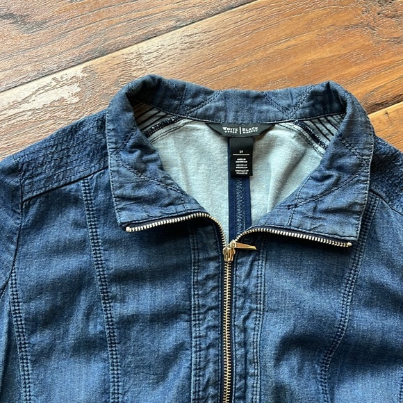 WHBM Denim Jacketet - Size 14 - Picture 3 of 14